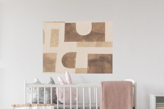 Stickers muraux - Film autocollant - Abstrait - Puzzle - Formes - Couleurs - 80x60 cm - Film adhésif - Stickers muraux Chambre d'enfant - Papier peint autocollant - Papier peint autocollant - Film autocollant