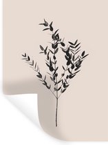 Muurstickers - Sticker Folie - Planten - Groen - Natuur - 60x80 cm - Plakfolie - Muurstickers Kinderkamer - Zelfklevend Behang - Zelfklevend behangpapier - Stickerfolie