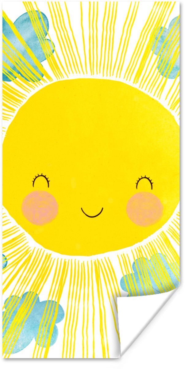 Zon - Geel - Kinderen - Illustratie