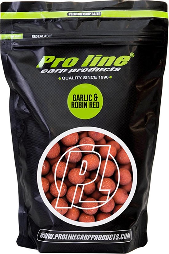 Gemakkelijk Begin invoeren Pro Line Garlic & Robin Red - Boilie - 12mm - 500g - Rood | bol.com