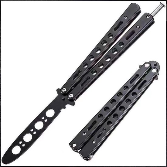 Pliable Couteau papillon Portable Csgo Balisong Trainer Acier