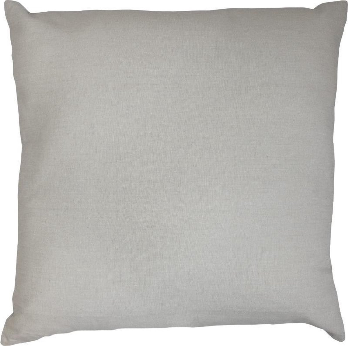 Sierkussen - Chambray Uni - Beige - 60 Cm X 60 Cm