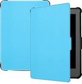 Hoes Geschikt voor Kobo Clara HD Hoesje Bookcase Cover Hoes - Hoesje Geschikt voor Kobo Clara HD Hoes Cover Case - Lichtblauw