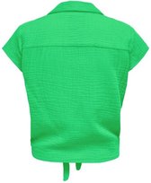 Only Thyra Capsleeve Knot Shirt Summer Green GROEN S