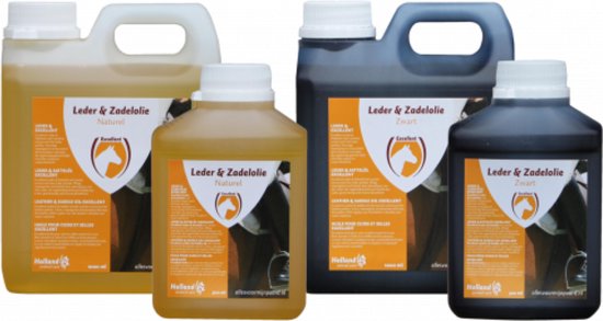 Excellent Leather dressing naturel - 500 ml - Leder & Zadelolie met lanoline - Conserveert het leder perfect - Geschikt voor ruitermaterialen - Holland Animal Care