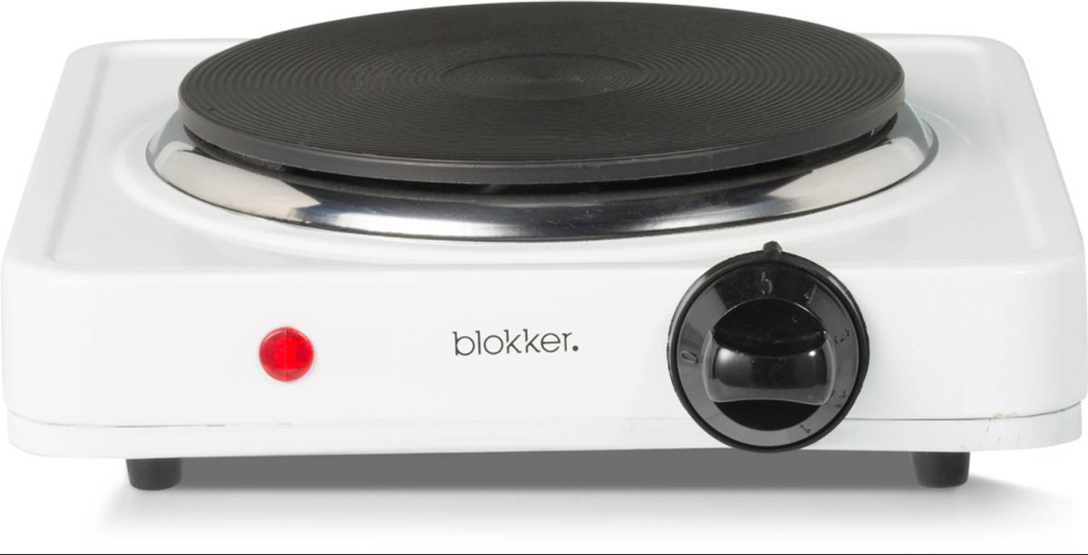 Of anders veiligheid Verward Blokker BL-16102 Elektrische kookplaat 1-pit - 1500watt | bol.com