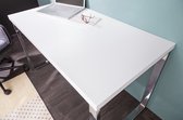 Modern bureau WHITE DESK 120cm witte hoogglans bureautafel - 20999