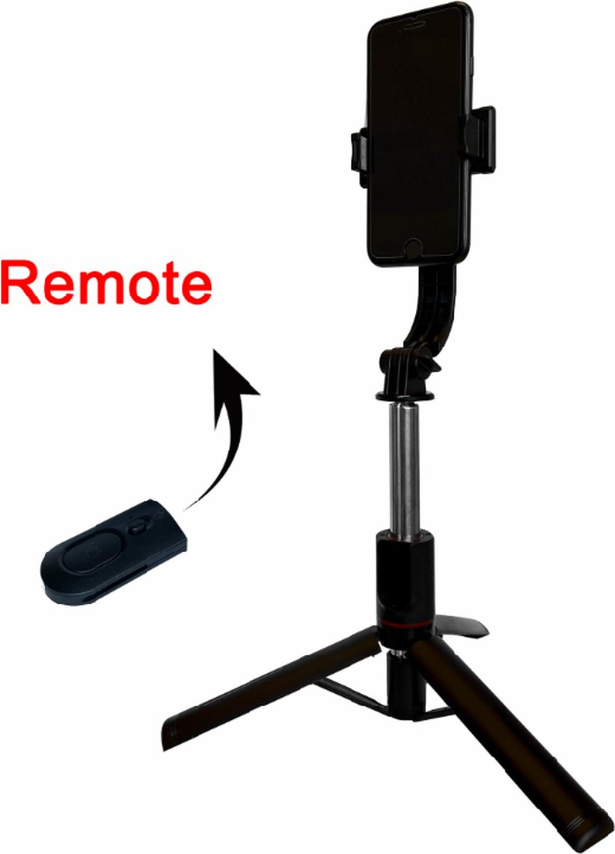 Selfie Stick - Afneembare - afstandsbediening - Lengte van 70 cm - Selfie Stick with Detachable Remote - Green On
