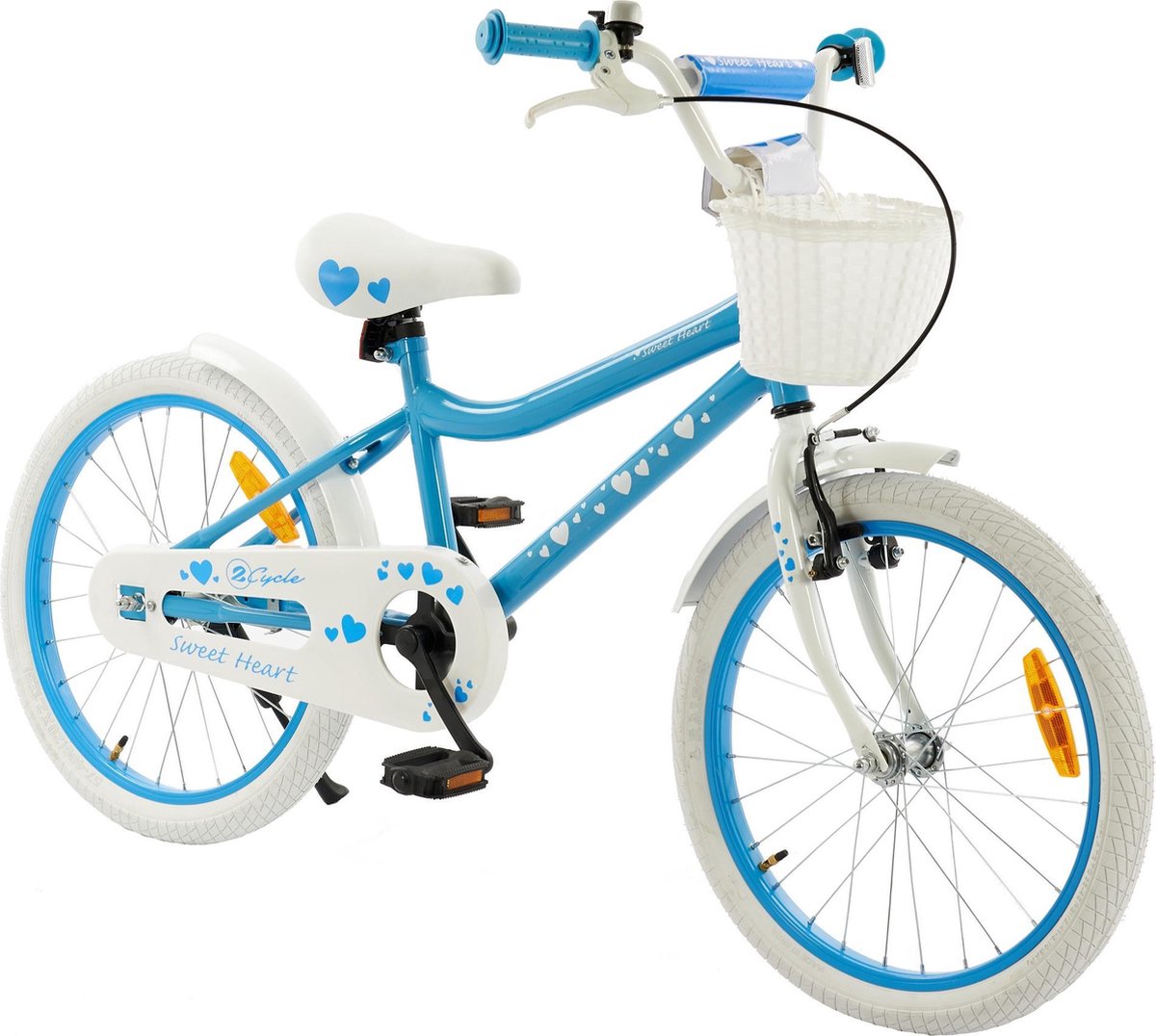 2Cycle Sweet Kinderfiets - 20 inch - Blauw - Meisjesfiets