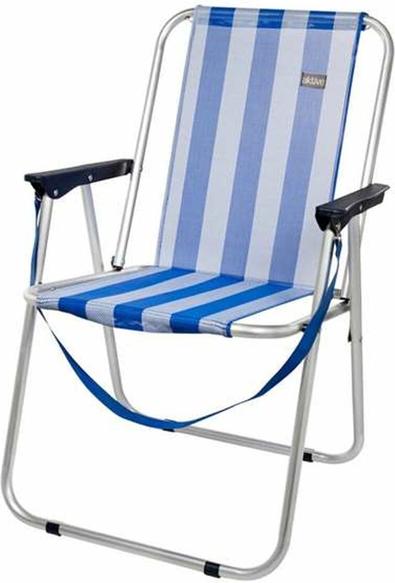 Colorbaby Folding Chair Color Baby Sailor Aluminium White Navy Blue White / Blue