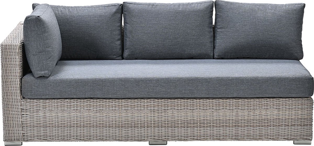 Garden Impressions Tennessee loungebank arm rechts vintage willow - texfiber