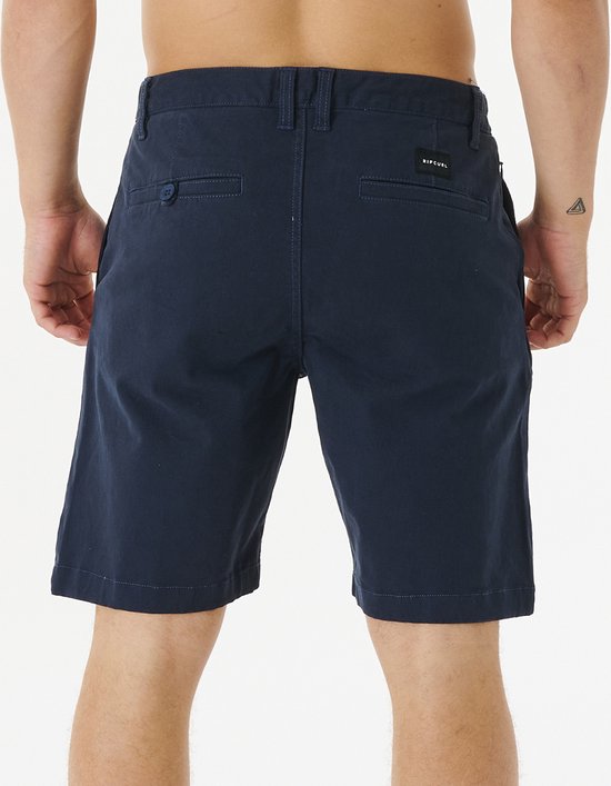 Rip Curl Heren Broek Travellers Walkshort - Dark Navy | bol.com