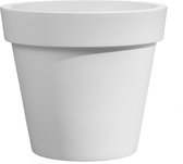 Bloempot Easy, rond Ø80 cm, H75 cm, wit - VECA