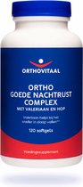 Orthovitaal - Ortho Goede Nachtrust Complex - 120 softgels - 1 Valeriaan is goed voor de nachtrust* - Overig - voedingssupplement