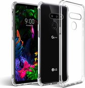 Hoesje geschikt voor LG G8 hoes - Anti-Shock TPU Back Cover - Transparant