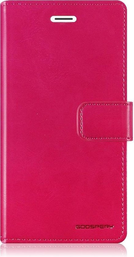 Hoesje geschikt voor Samsung Galaxy S10e - blue moon diary wallet case - roze