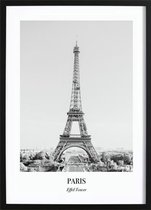 Eiffel Tower Poster (70x100cm) - Wallified - Steden - Poster - Zwart Wit - Print - Amsterdam - Rotterdam - Utrecht - Den-Haag - Wall-Art - Woondecoratie - Kunst - Posters