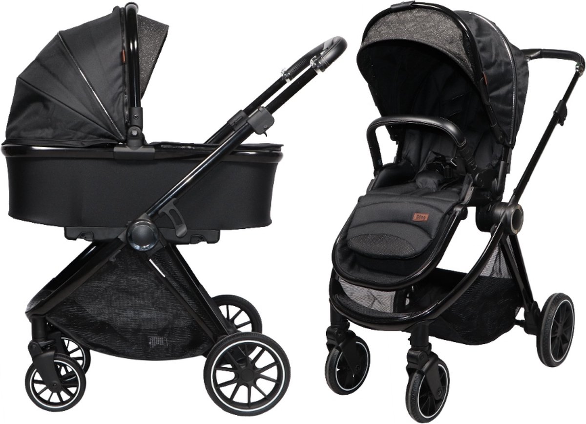 Ding Fenix Black/Black Kinderwagen DI-191701