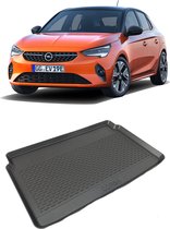 Kofferbakmat - kofferbakschaal op maat voor Opel Corsa-e - hoogwaardig kunststof - waterbestendig - Kofferbak mat - gemakkelijk te reinigen en afspoelbaar