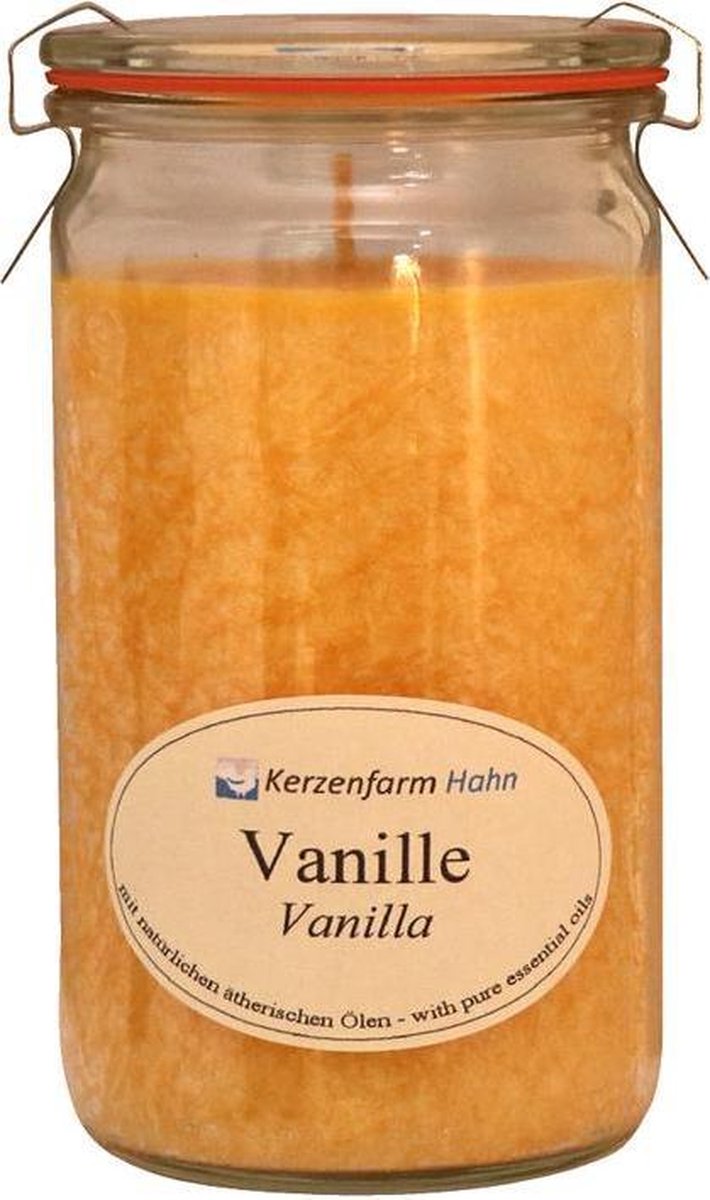 Geurkaars weckglas vanille