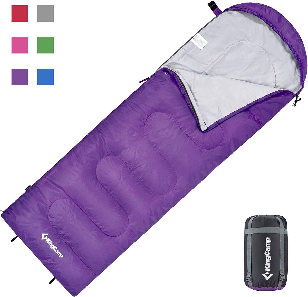 sleeping bag / Premium Sleeping Bag Adults & Kids - Warm 3-4 Seasons, Waterproof Lightweight Sleeping Bag for Men, Women, Camping, Festivals &