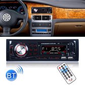 1132 Single Din Car Audio FM-radio Stereo-ontvanger Bluetooth MP3-speler, Ondersteuning US