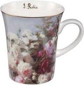 Goebel® - Katsushika Hokusai | Koffie / Thee Mok "De golf II" | Beker, Porselein, 400ml