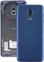 Achterklep met zijtoetsen en cameralens voor Galaxy J8 (2018), J810F / DS, J810Y / DS, J810G / DS (blauw)