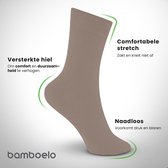 1 paar Bamboe Sokken - Bamboelo Sock - Maat 36/40 - Gerookt - Naadloze Sokken - 80% Bamboe