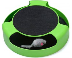Kattenspeelgoed - Volg de muis - Krabpaal - Kattenspeeltjes - Groen - Kattenspeelgoed intelligentie