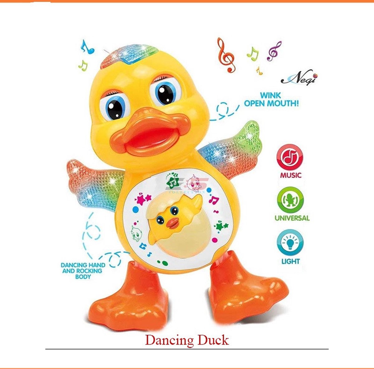 Dancing Duck, Dancing Duck Toy,Canard Musical Dansant Et Chantant, Avec Lumières LED,Cadeaux Pour Bébés - Puériculture & Eveil Bébé