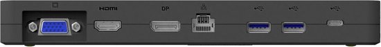 Fujitsu S26391-F3327-L100 notebook dock & poortreplicator Bedraad USB 3.2 Gen 1 (3.1 Gen 1) Type-C Zwart