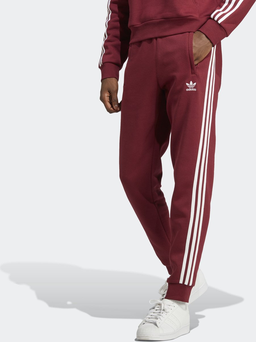 Adidas broek bordeaux rood hotsell