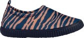 Swim Essentials Antislip Waterschoenen Kinderen - Blauw/Oranje Zebra - Maat 25