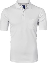 Redmond regular fit poloshirt - wit - Maat: L