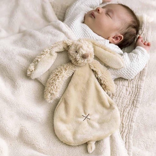 Happy Horse Konijn Richie Knuffeldoekje - Beige - Baby cadeau