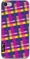 Casetastic Apple iPhone 7 / iPhone 8 / iPhone SE (2020) Hoesje - Softcover Hoesje met Design - Mixed Tartan Print