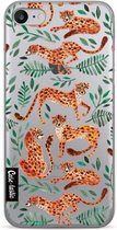 Casetastic Apple iPhone 7 / iPhone 8 / iPhone SE (2020) Hoesje - Softcover Hoesje met Design - Cheetah Life Print