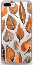 Casetastic Apple iPhone 7 Plus / iPhone 8 Plus Hoesje - Softcover Hoesje met Design - Cascading Leaves Print