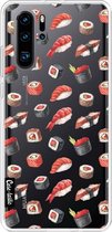 Casetastic Huawei P30 Pro Hoesje - Softcover Hoesje met Design - All The Sushi Print