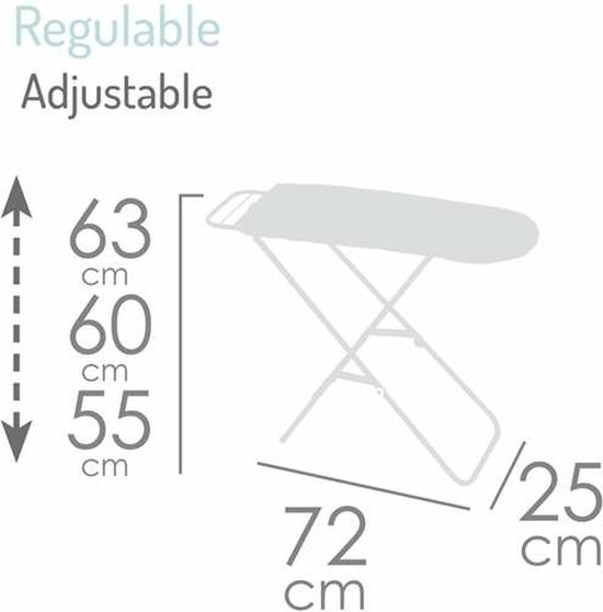 Metaltex - Strijkplank Antares - Strijktafel - Strijkoppervlakte 115 x 37 cm - Verstelbaar in Hoogte aanbieding bij Metaltex - Strijkplank Antares - Strijktafel - Strijkoppervlakte 115 x 37 cm - Verstelbaar in Hoogte aanbieding bij