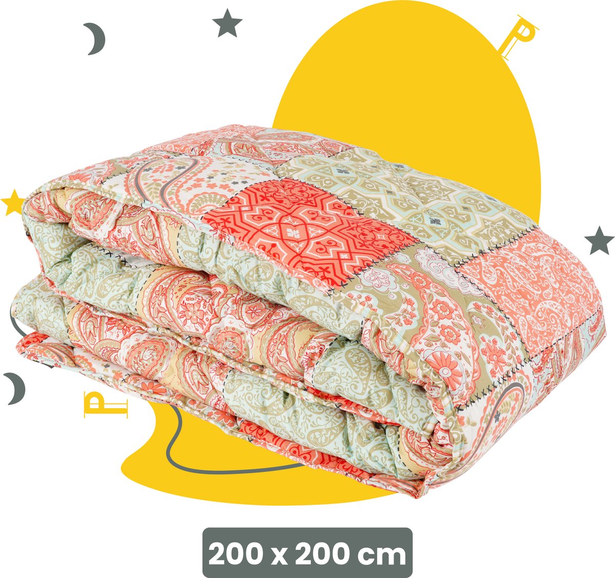 Sleep Comfy Vivid Dreams Maroon All Year Dekbed Enkel 200x200