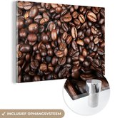 Peinture sur verre - Bosse de grains de café - 60x40 cm - Peintures Plexiglas