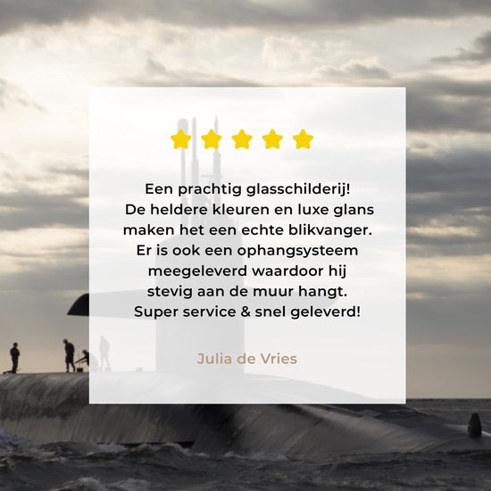 MuchoWow® Peinture sur verre 180x120 cm - Peinture sur verre acrylique - Amérique - Zwart - Wit - Sous-marin - Photo sur verre - Peintures