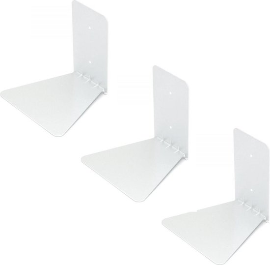 Umbra onzichtbare boekenplank Conceal klein - Set van 3 stuks wit | bol