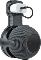 Case2go - Houder geschikt voor Apple HomePod Mini - Wall Mount - Speaker houder voor stopcontact - Zwart