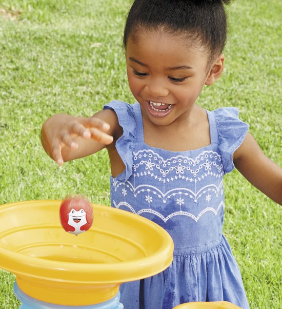 Little Tikes Spiralin 'Seas Waterpark, Table jeux d'eau, 2 an(s), Plastique, Beige, Bleu, Jaune