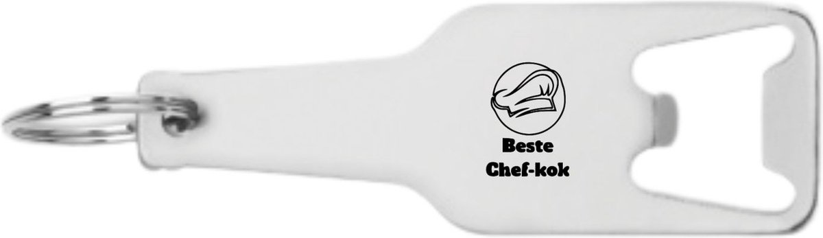 Akyol - chefkok flesopener - Kok - chef - koken - cadeau - verjaardag - bakken - 105 x 25mm