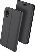 Dux Ducis Cover booklet case hoesje met flap leren hoes iPhone XR - Zwart