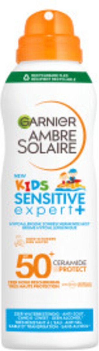 Garnier Ambre Solaire Kids Lait Solaire Anti- Sable SPF 50+ - 2x 150 ml -  Pack économique | bol.com